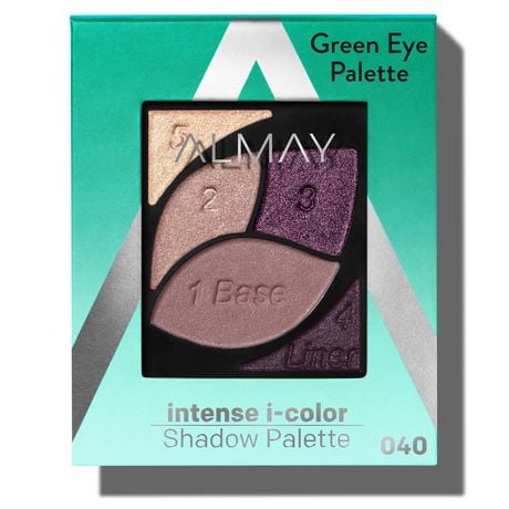 Almay intense i-color Shadow Palette™, Beautifully pigmented all-day wear eye shadows