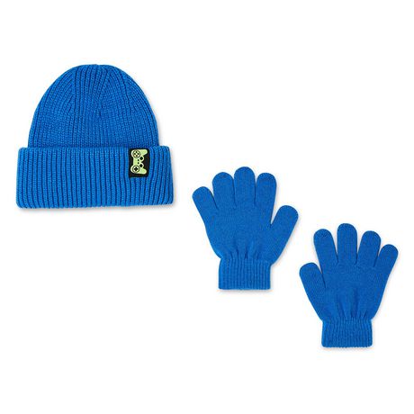 George Toddler Boys' Cuff Toque and Gloves 2-Piece Set | Walmart Canada