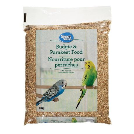 Great Value Budgie & Parakeet Food, 1.8 kg