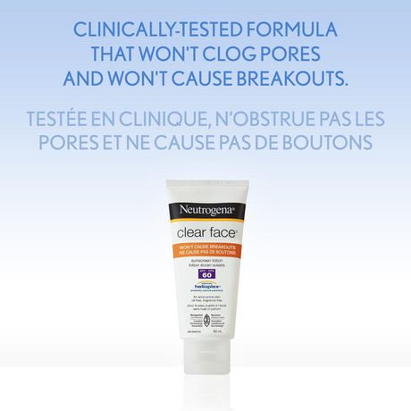 neutrogena clear face sunscreen spf 60