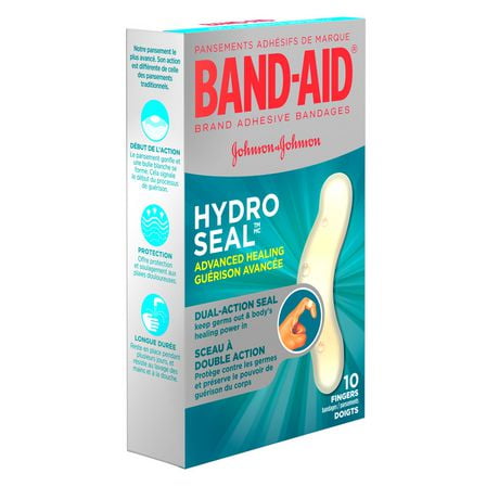 Band-Aid Hydro Seal Advanced Healing, Finger Bandages, 10 Count ...