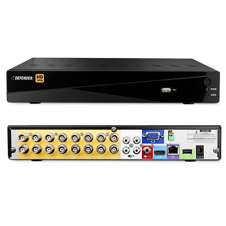 Defender HD 1080p 16 Channel 2TB Dvr Security System And ...