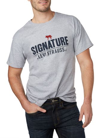 Signature by Levi Strauss & Co. Men's short Sleeve Graphic Tee (  Only) | Walmart Canada