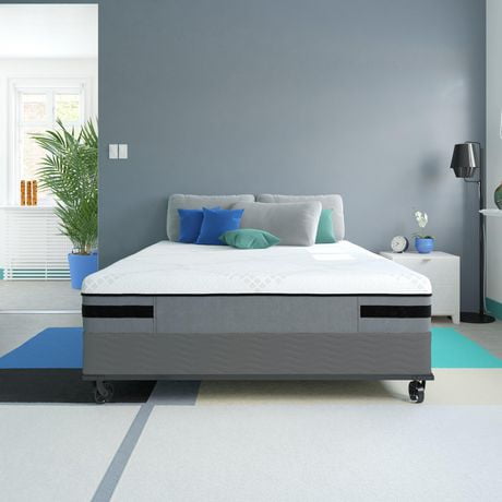 belham living 10 charcoal gel memory foam mattress