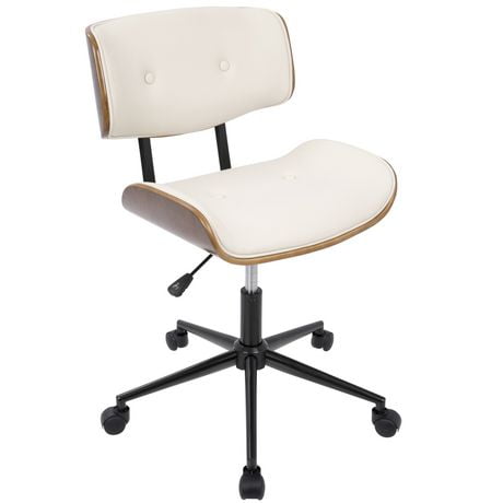 Chaise de bureau moderne mi-siècle ajustable de LumiSource