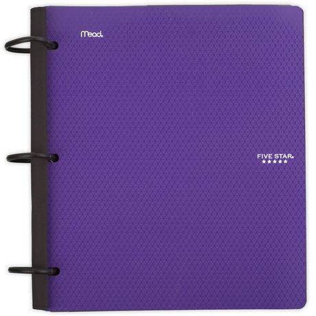 1 Inch Binder Five Star Flex Hybrid NoteBinder Notebook and Binder All-in-One, 