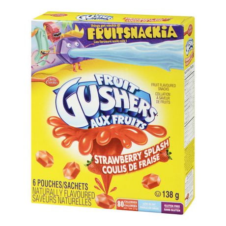 Fruit Gushers™ Strawberry Splash Fruit Flavoured Snacks | Walmart Canada