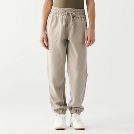 DV Pantalon de jogging léger en Tencel, avec taille élastique à cordon de serrage Pantalon de jogging en tencel