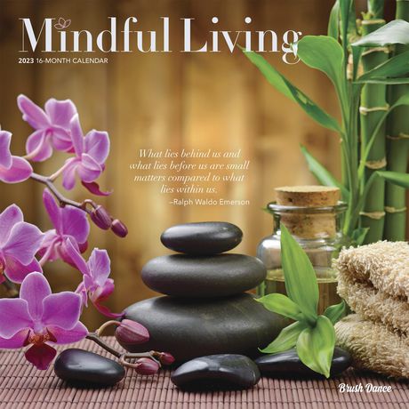 Mindful Living | 2023 12x24 Inch Square Wall Calendar | Walmart Canada