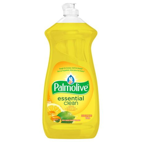 Palmolive Essential Clean Liquid Dish Soap, Lemon Citrus Zest Scent - 828 mL, 828mL