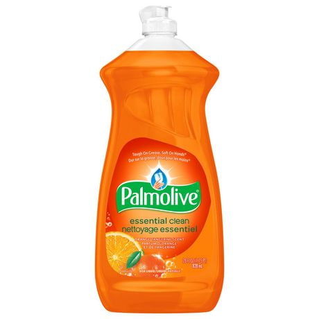 Savon à vaisselle liquide Palmolive Essential Clean, parfum Orange et tangerine 828 ml