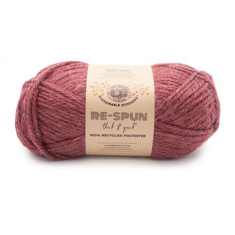 Lion Brand Wool-Ease Thick & Quick Recycled Yarn Red, Acrylic Wool Yarn Red  50343520 