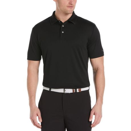 PGA TOUR Men's Easy Care Solid Golf Polo Shirt, PGA TOUR Men's Polo