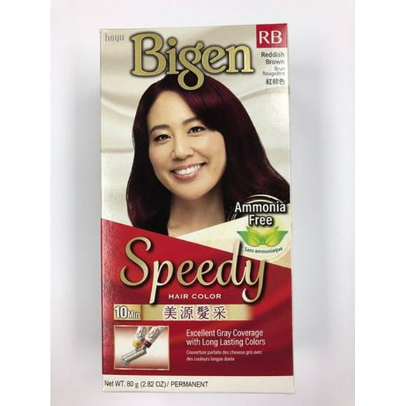 Bigen Speedy Hair Color (Reddish Brown), Covers your gray in 10 minutes