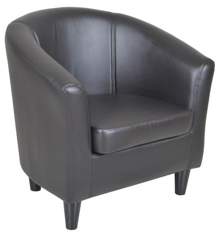 Hometrends Faux Leather Tub Chair, Faux Leather Club Chairs Canada