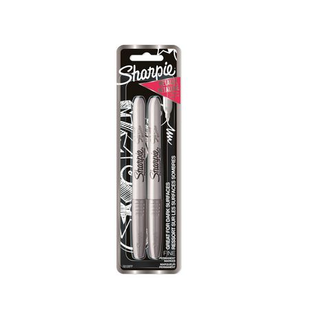 silver sharpie pens