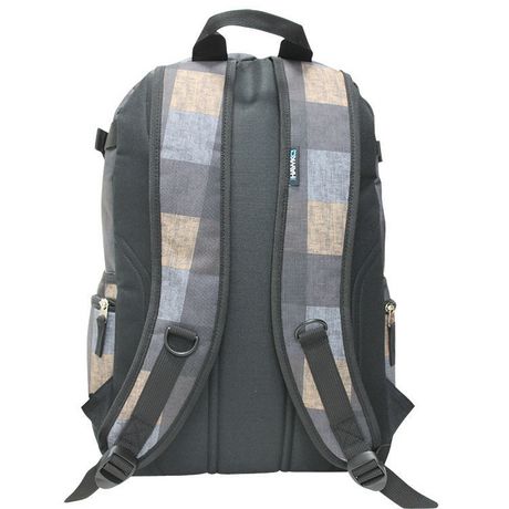 Tony Hawk Gingham Multi Compartment Backpack with Compression Strap | Walmart Canada