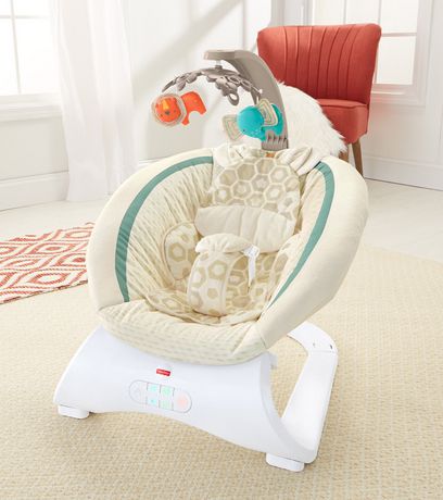 fisher price deluxe bouncer soothing savanna