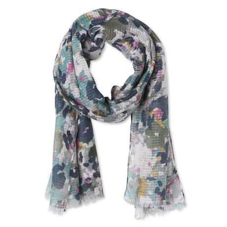 George Women's Abstract Floral Print Scarf | Walmart Canada