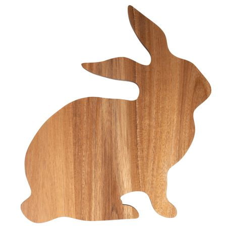 Way to Celebrate Easter Planche à découper en bois d'acacia brun, 13 pouces, 1 pièce Planche à découper
