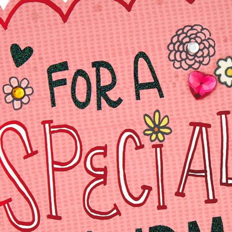 Carte Hallmark En Relief Fete Des Meres Grand Maman De La Part Des Enfants Cœur 3d En Nid D Abeilles Walmart Canada