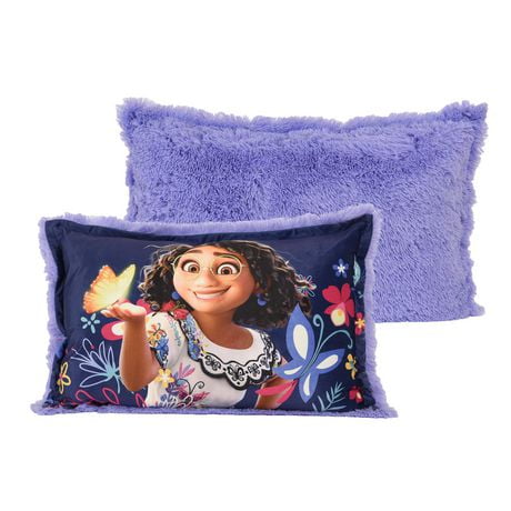 Oreiller géant en fourrure funky pour enfants Disney Encanto, 20 po x 30 po