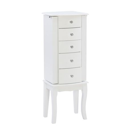 Anderson Jewelry Armoire, White