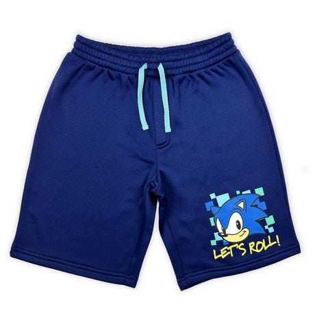 Sonic Short de sport pour garçon avec cordon à la taille Tailles TP à TG
