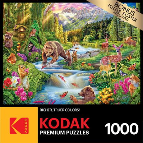 Kodak 1000 Piece Jigsaw Puzzle - Wild Frontier by Steve Sundram<br>