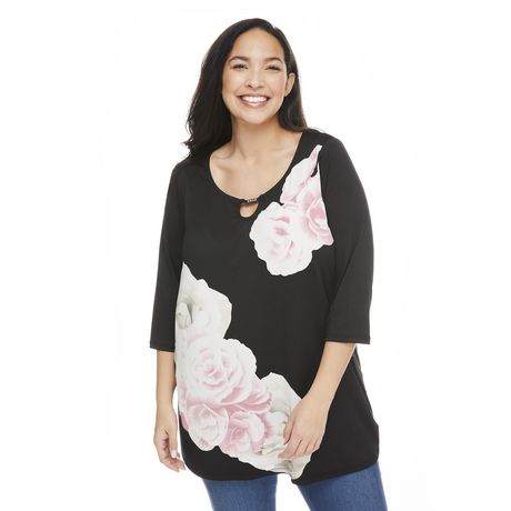 George Plus Women's Printed A-Line Top | Walmart Canada