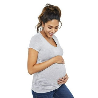  NUGKPRT Maternity Clothes,Summer Maternity Dress Pregnant Women  Backless Clothes M Brown : Clothing, Shoes & Jewelry