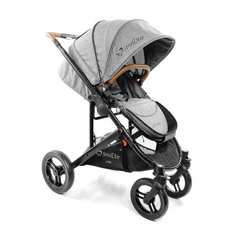 strollair solo single stroller that converts to double tandem