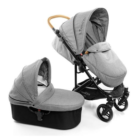 StrollAir CosmoS Single Stroller with Reversible Seat and Bassinet