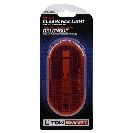 Oblong Clearance Light - Red