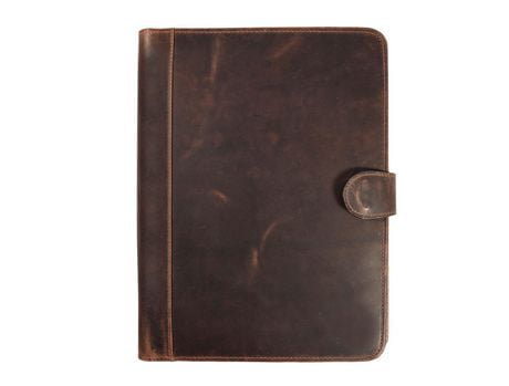 Tolredo Leather, Zeus, Chestnut Brown, Leather Organizer Spiral Binder ...