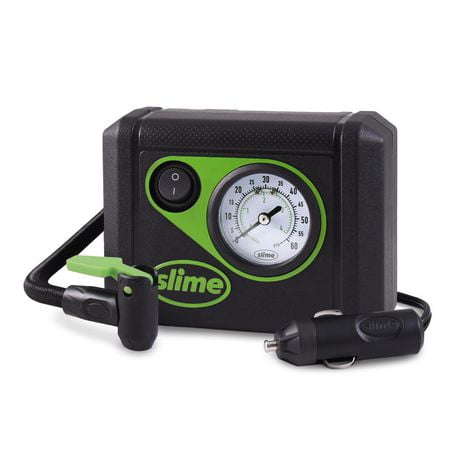 Slime 12V Tire Inflator Jr, 12 minutes