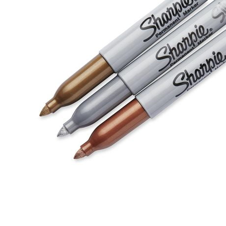1829202 .1 Pack 2-Pack Gold+Silver Metallic Fine Point Permanent Marker Assorted Colors 
