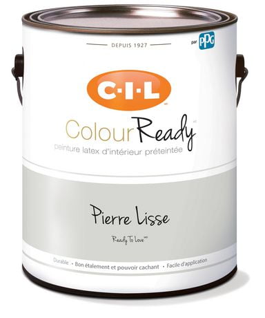 Cil Colourready Interior Latex Paint Smooth Stone Grey Eggshell 3 78 Liters Canada - Colors Spec Paint Edmonton Cil Colourready Interior Latex Paint Smooth Stone Grey Eggshell 3 78 Liters Canada - Colors Spec Paint Edmonton