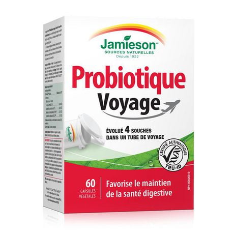 Jamieson Laboratories Jamieson Probiotic Travel, Advanced 4 Strain ...