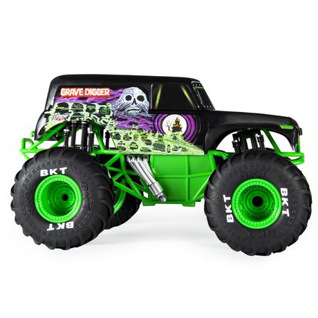 Monster Jam, Official Grave Digger Remote Control Truck 1:15 Scale, 2 ...
