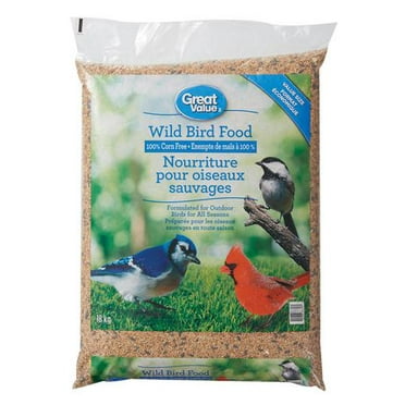 Great Value Black Oil Sunflower Seed Wild Bird Food, 13 kg - Walmart.ca