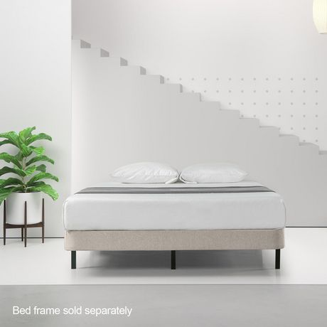 New Queen Size 5 Inch Low Profile Metal Smart Box Spring Mattress 