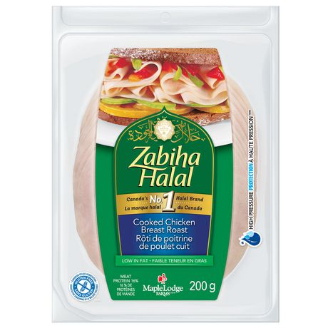 Zabiha Halal Cooked Chicken Breast Roast Sliced | Walmart Canada