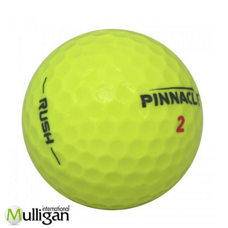 Mulligan - 48 balles de golf récupérées Pinnacle Rush 4A, Jaune