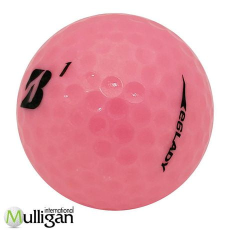 Mulligan - 48 balles de golf récupérées Bridgestone e6 Lady (B) 4A, Rose