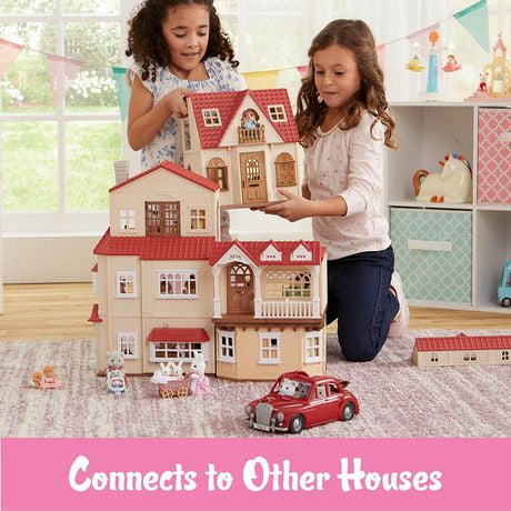calico critters red roof cottage