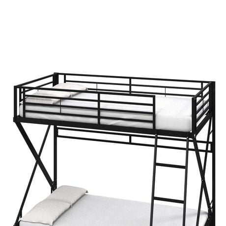 DHP X Twin Over Twin Metal Bunk Bed | Walmart Canada