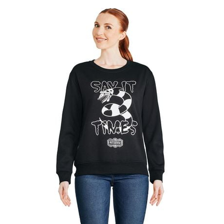 Beetlejuice Women's Cropped Hoodie, Sizes XS-XL