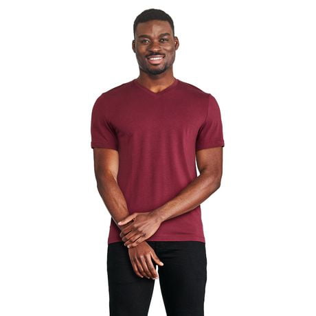 George Men's Stretch V-Neckline Tee - Walmart.ca