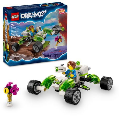 LEGO DREAMZzz Mateo’s Off-Road Car Toy, Kids can Build a Dune Buggy Toy or Quadcopter, Includes Mateo Action Figure and Other Characters From the TV Show, Great Toy for Kids 7 Years Old and Up, 71471, Includes 94 Pieces, Ages 7+